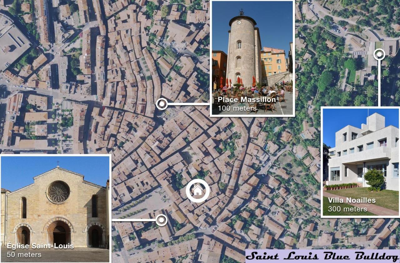 Ferienwohnung Le Saint Louis Blue Bulldog Hyères Exterior foto